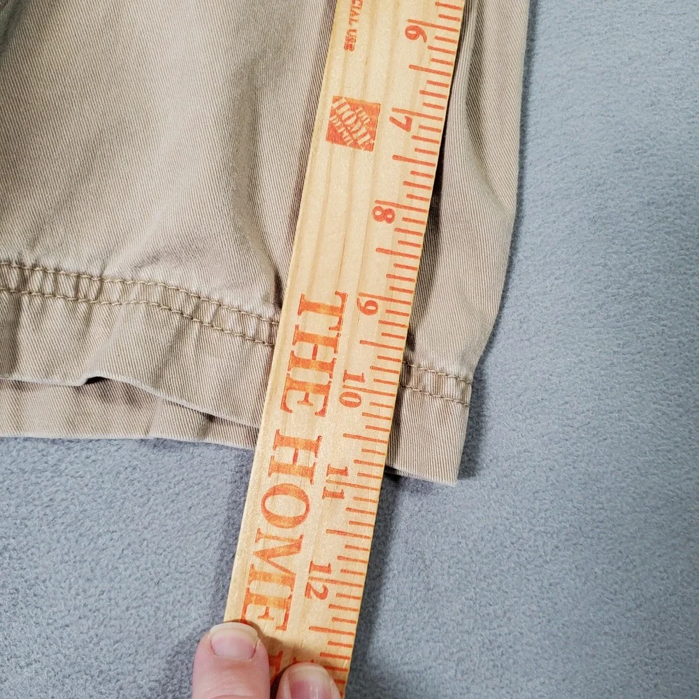 Lucky Brand‎ Cargo Shorts Mens 36 Tan Khaki 100% Cotton Gorpcore Utilitarian Y2K